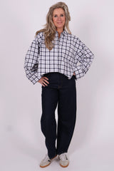 Oshia blouse check