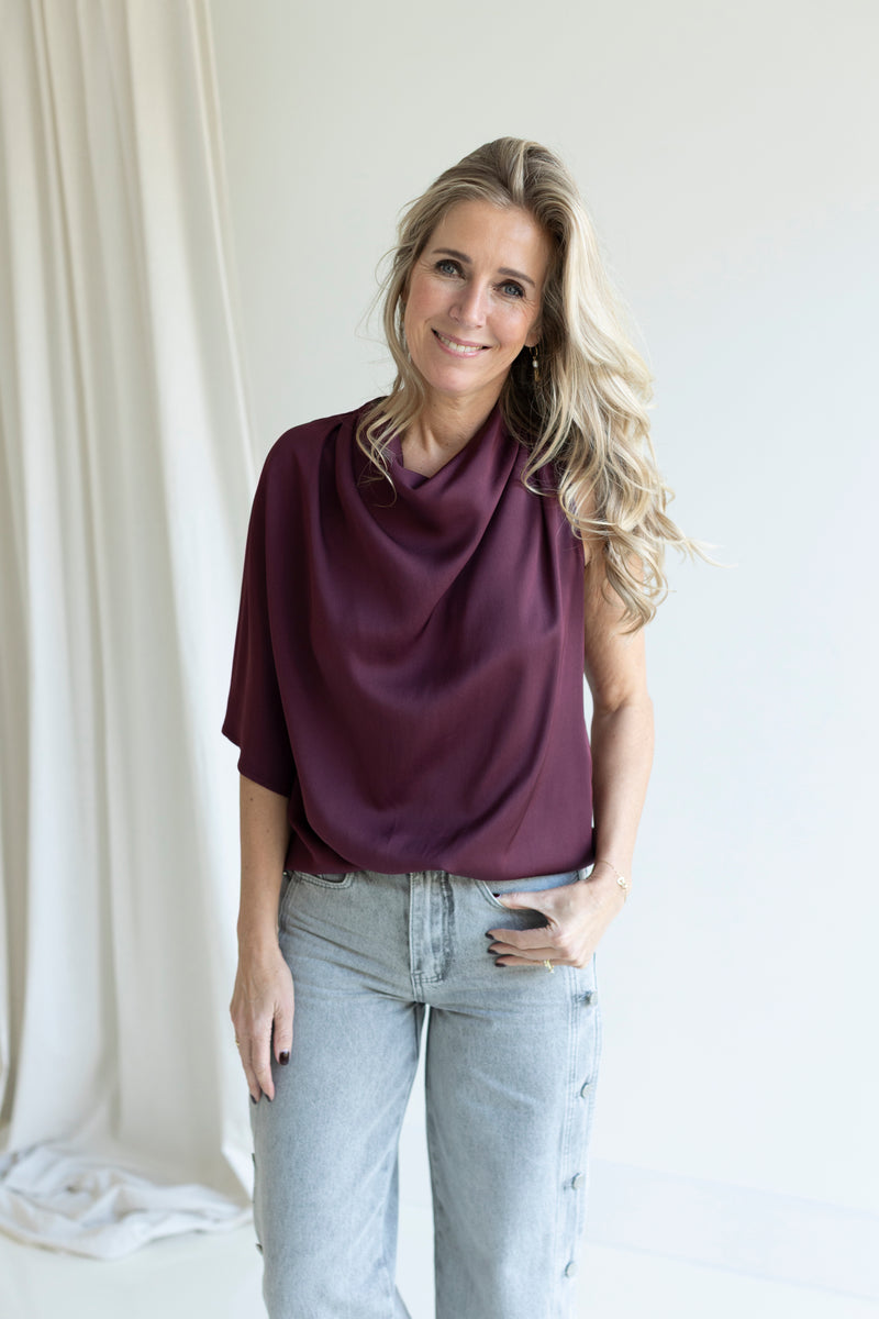 Laurina one shoulder top