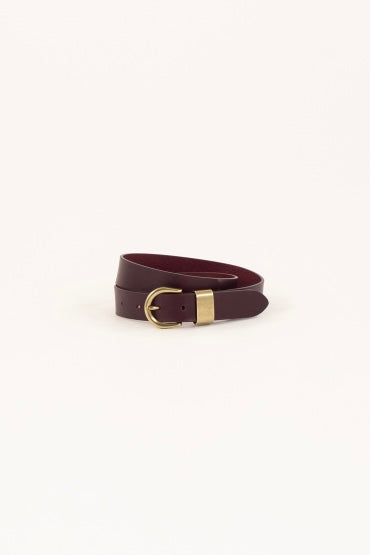 Miloa belt burgundy