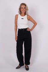 Rib tank white sparkle
