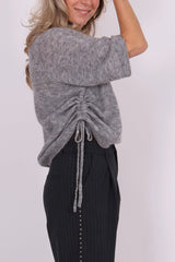 Noomi knit grey melange