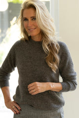 Lulu o-neck knit grey