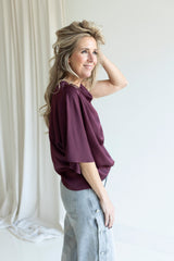 Laurina one shoulder top