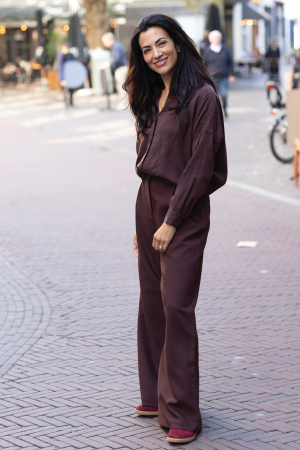 Provenco pants moka