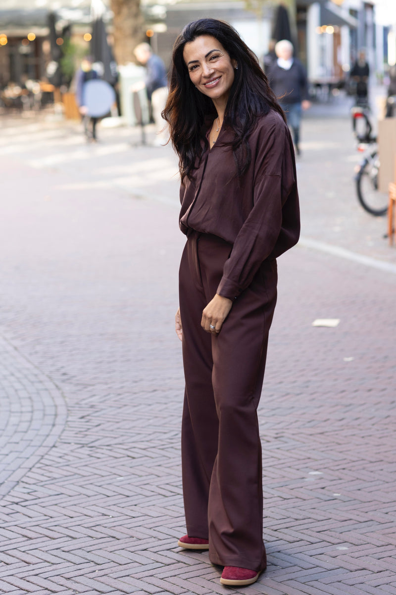 Provenco pants moka