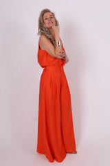 Aura skirt pant flame