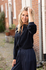 Lulu short cardigan navy