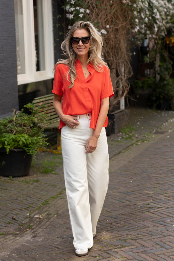 Mina blouse flame