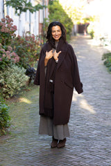 Mia coat brown