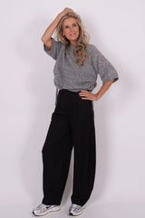 Callia barrel pants black