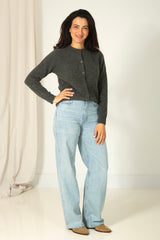 Nor cardigan dark evergreen