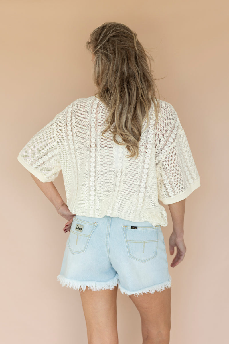 Lace team tee