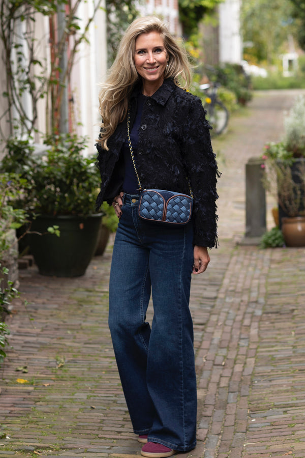 Palazzo dark blue