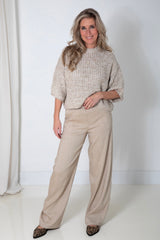 Nilay knit sand