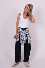 Oshia blouse check