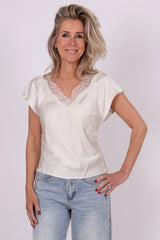 Idun lace top white