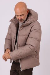 Bjarne puffer jacket beige