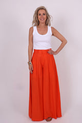 Aura skirt pant flame
