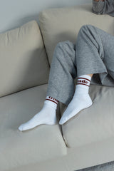 Trade socks burgundy