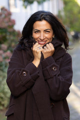 Mia coat brown