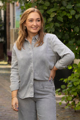 Farrah blouse grey