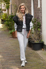 Mini curve sweat pants