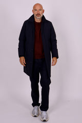 Celvin coat dark navy