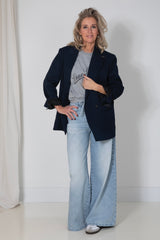 Premiere oversized blazer navy