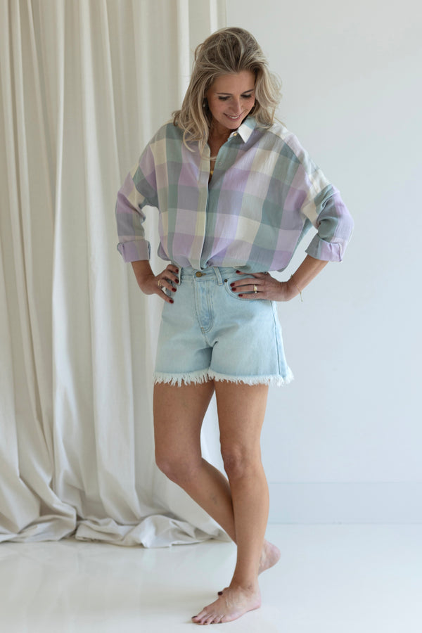 Delima blouse sage