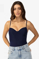 Eden bra top navy