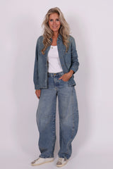 Anne denim blouse