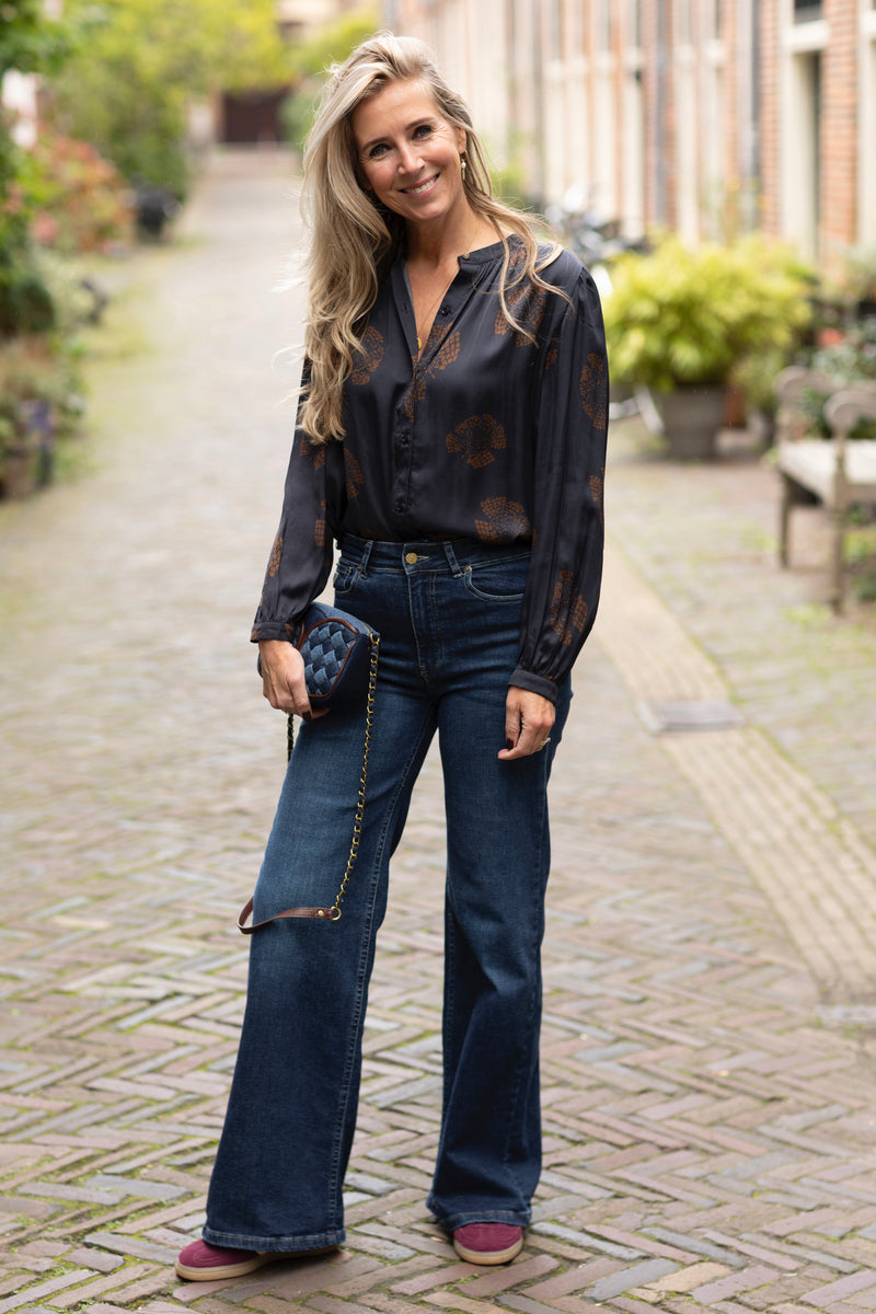 Palazzo dark blue