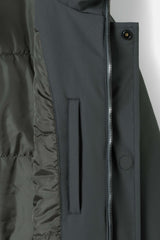Beurnie coat coal green