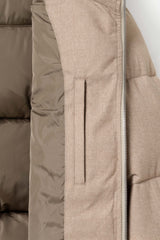 Bjarne puffer jacket beige