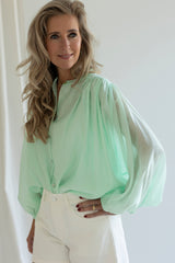 Genevie blouse mint