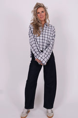 Oshia blouse check