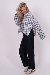 Oshia blouse check