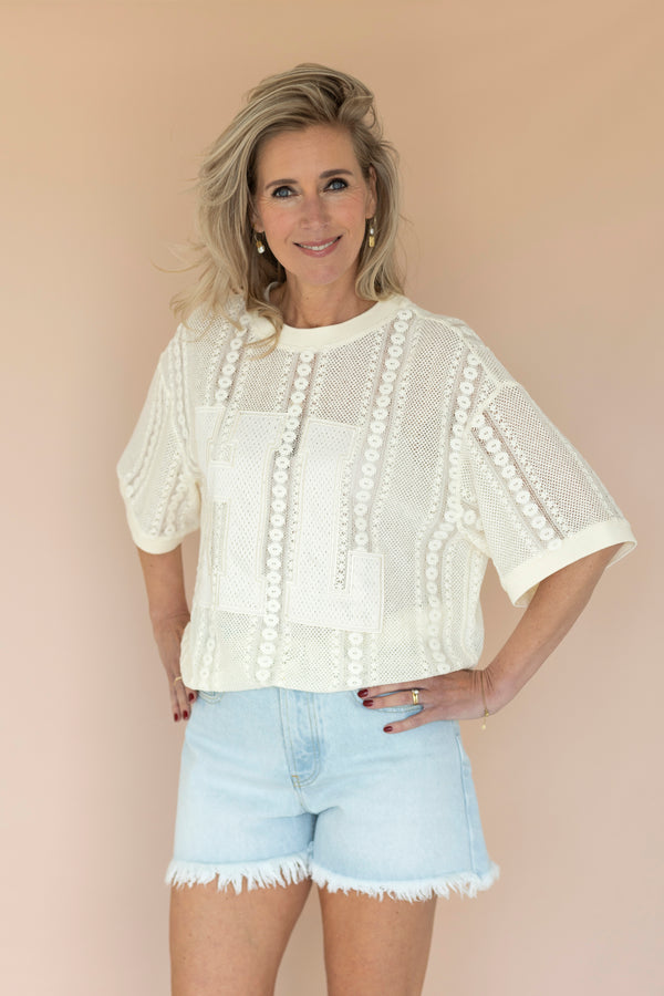 Lace team tee