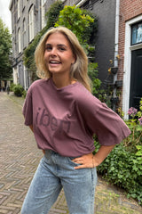 Rocky tee burgundy
