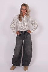 Jimi barrel jeans grey