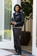 Saagneta skirt brown dot