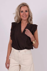 Hera top brown