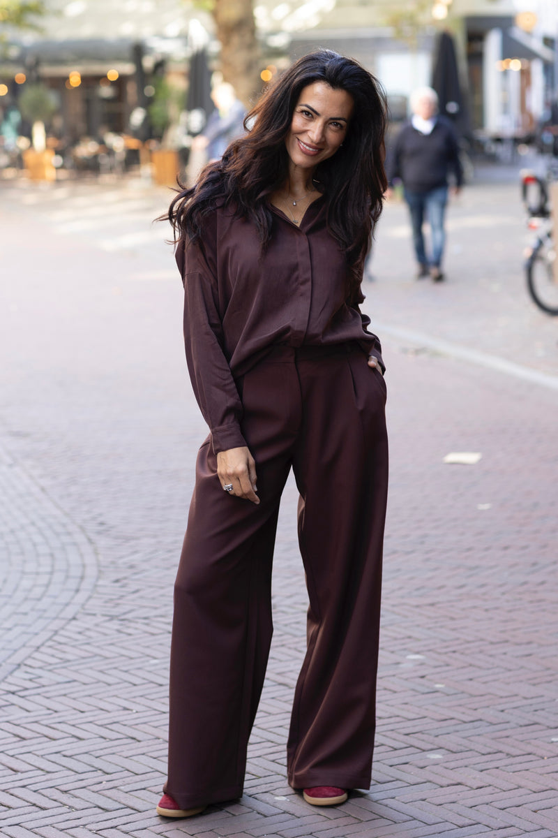 Provenco pants moka