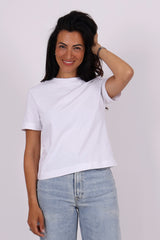 Essential boxy tee white