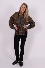 Aleya check shirt