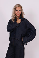 Oshia denim blouse