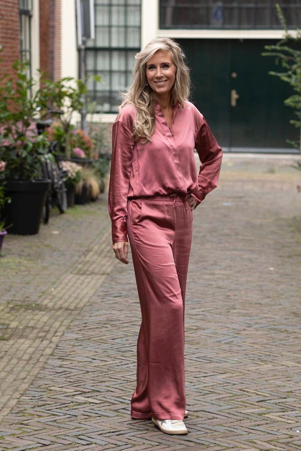 Filou satin trousers