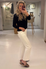 Lulu o-neck knit navy