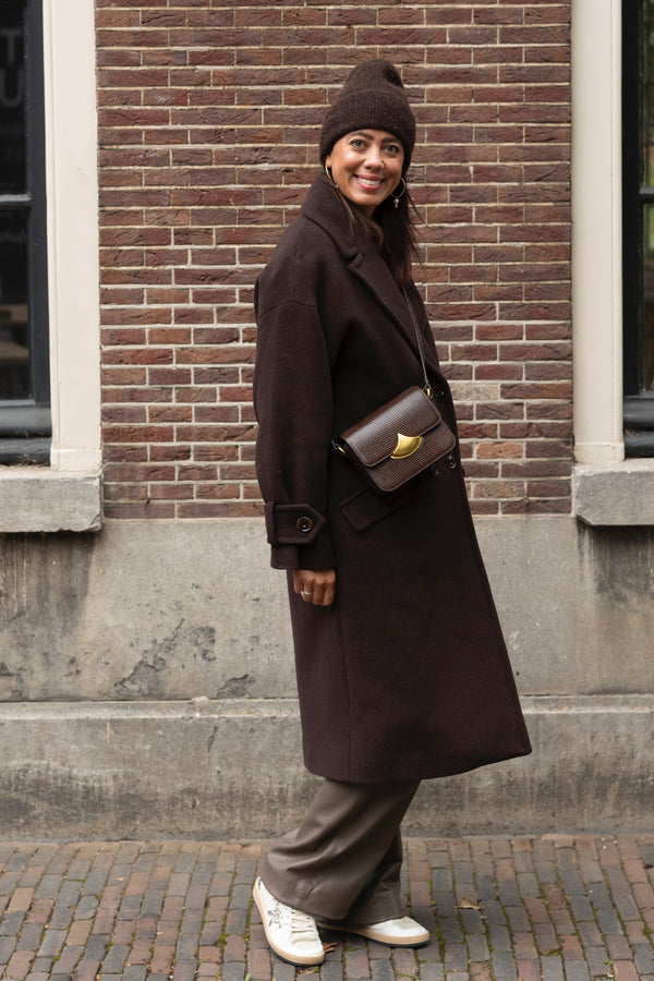 Mia coat brown