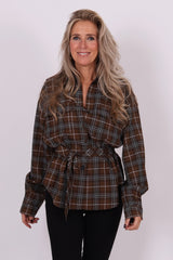 Aleya check shirt